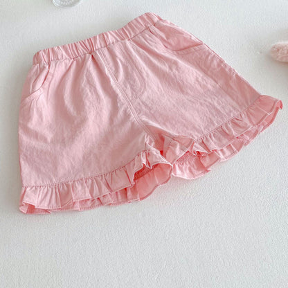 【BABY&KID】夏新作 キャミソール、無地ショートパンツSK080608