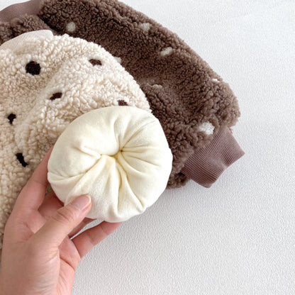 【BABY&KID】冬新作韓国風ドットあったかパンツSK103024