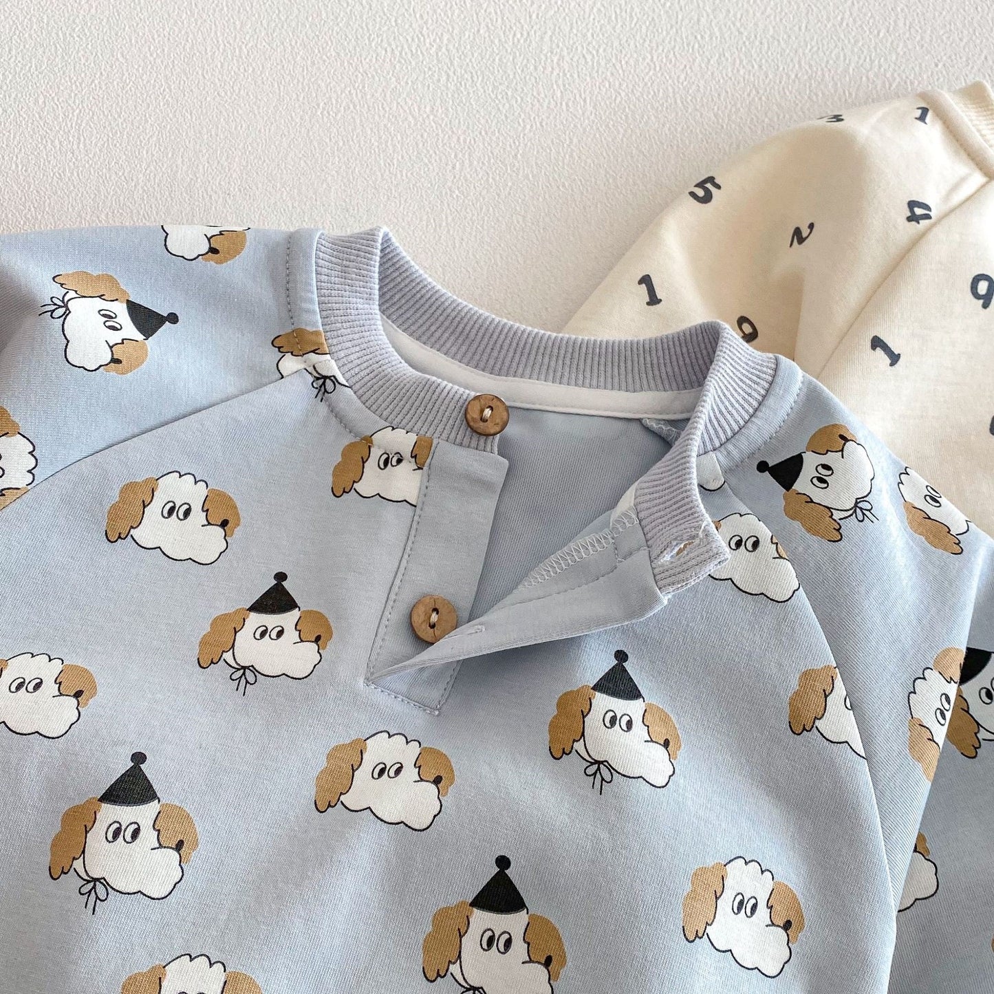 【BABY&KID】総柄プリントスウェットセットアップSK103506