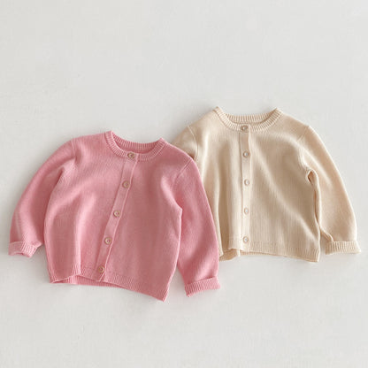 【BABY&KID】無地リブカーディガンSK092920
