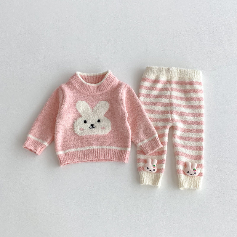 【BABY】うさぎふわもこセットアップSK101421