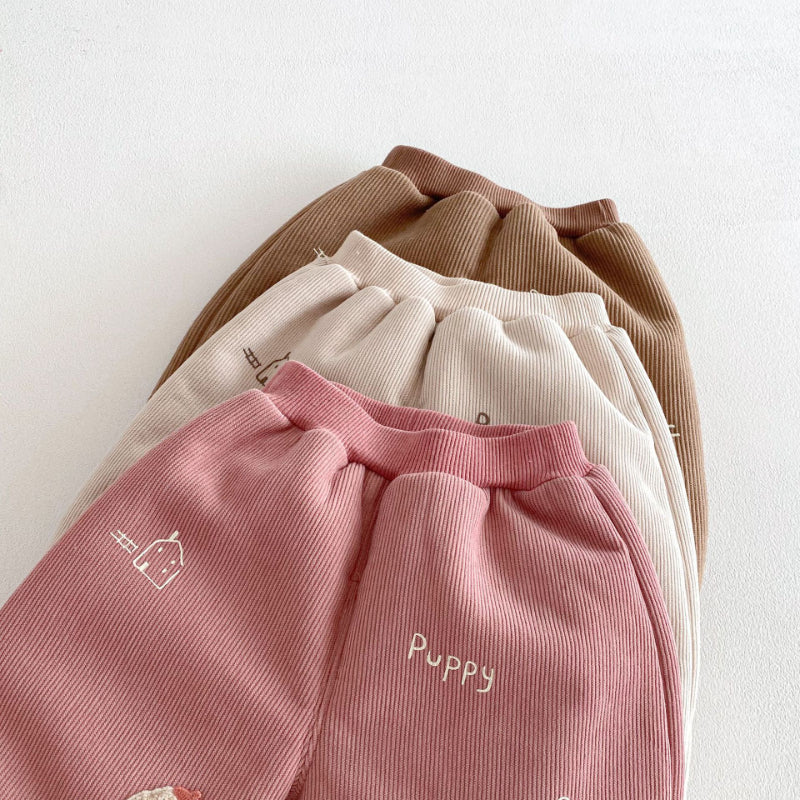 【BABY&KID】冬新作らくがき風あったかパンツSK103027