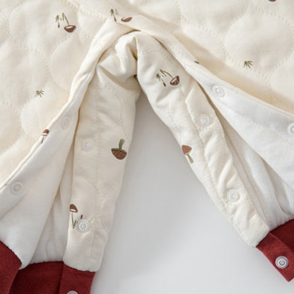 [BABY] New Winter Collection Cartoon All-Over Print Quilted Coverall SK108214