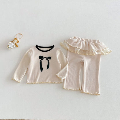 【BABY&KID】おしゃれ蝶結びセットアップSK104118