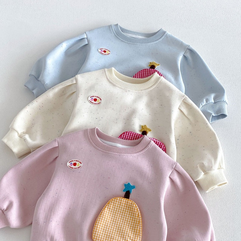 【BABY&KID】ワッペントレーナー、スウェットパンツSK107215