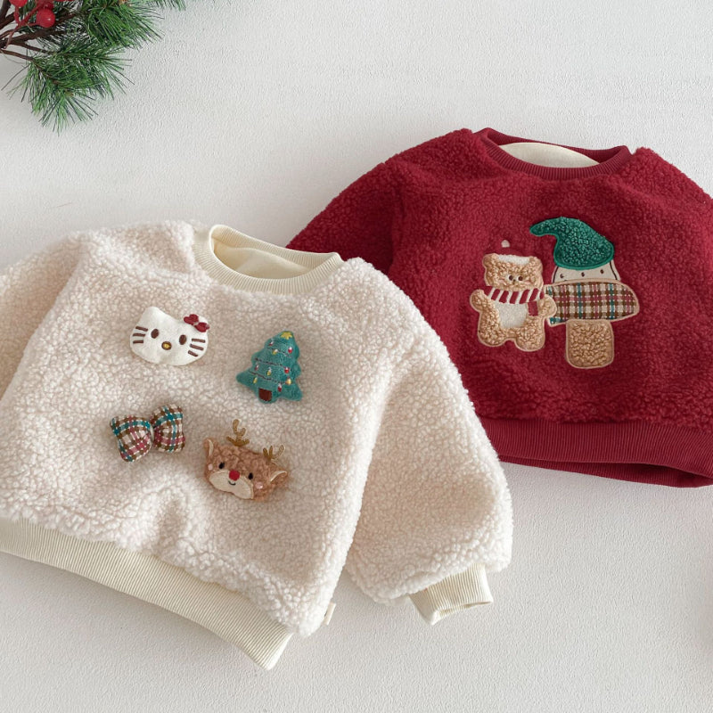 【BABY&KID】冬新作キャラ厚手トレーナーSK103033