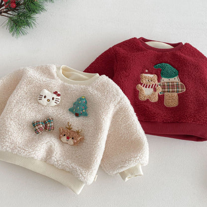 【BABY&KID】冬新作キャラ厚手トレーナーSK103033