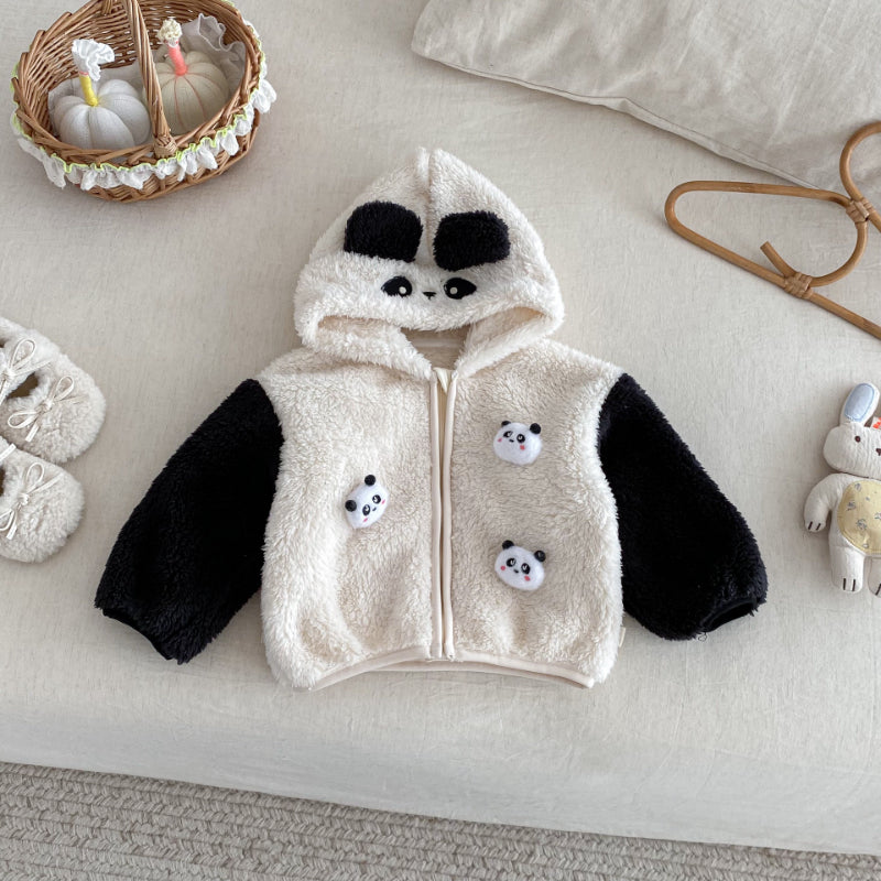 【BABY&KID】冬新作両面ボアフードジャケットSK102526