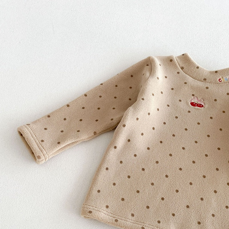 【BABY&KID】刺繍さくらんぼトップスSK108104