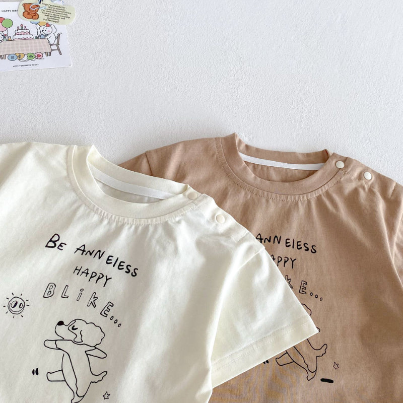 【BABY&KID】夏新作 ドッグＴシャツ、チェックパンツSK072010