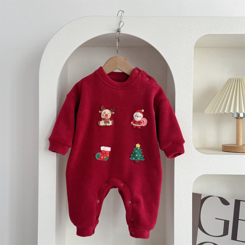 【BABY】クリスマスあったかカバーオールSK103220