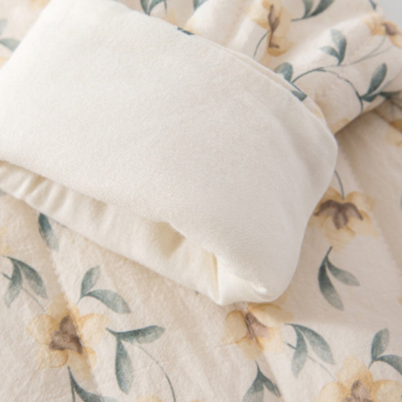 【BABY】Winter New Arrival Botanical Print Quilted Coverall SK108221