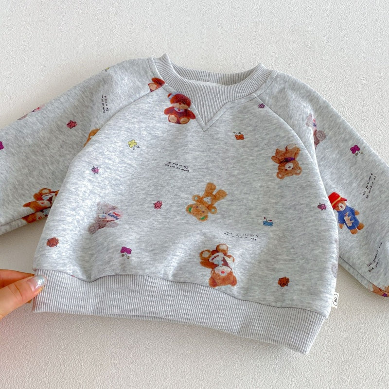【BABY&KID】くまカートゥーンセットアップSK106610