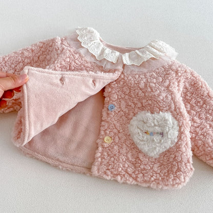 【BABY&KID】ハートポケットジャケット、フレアパンツSK108117