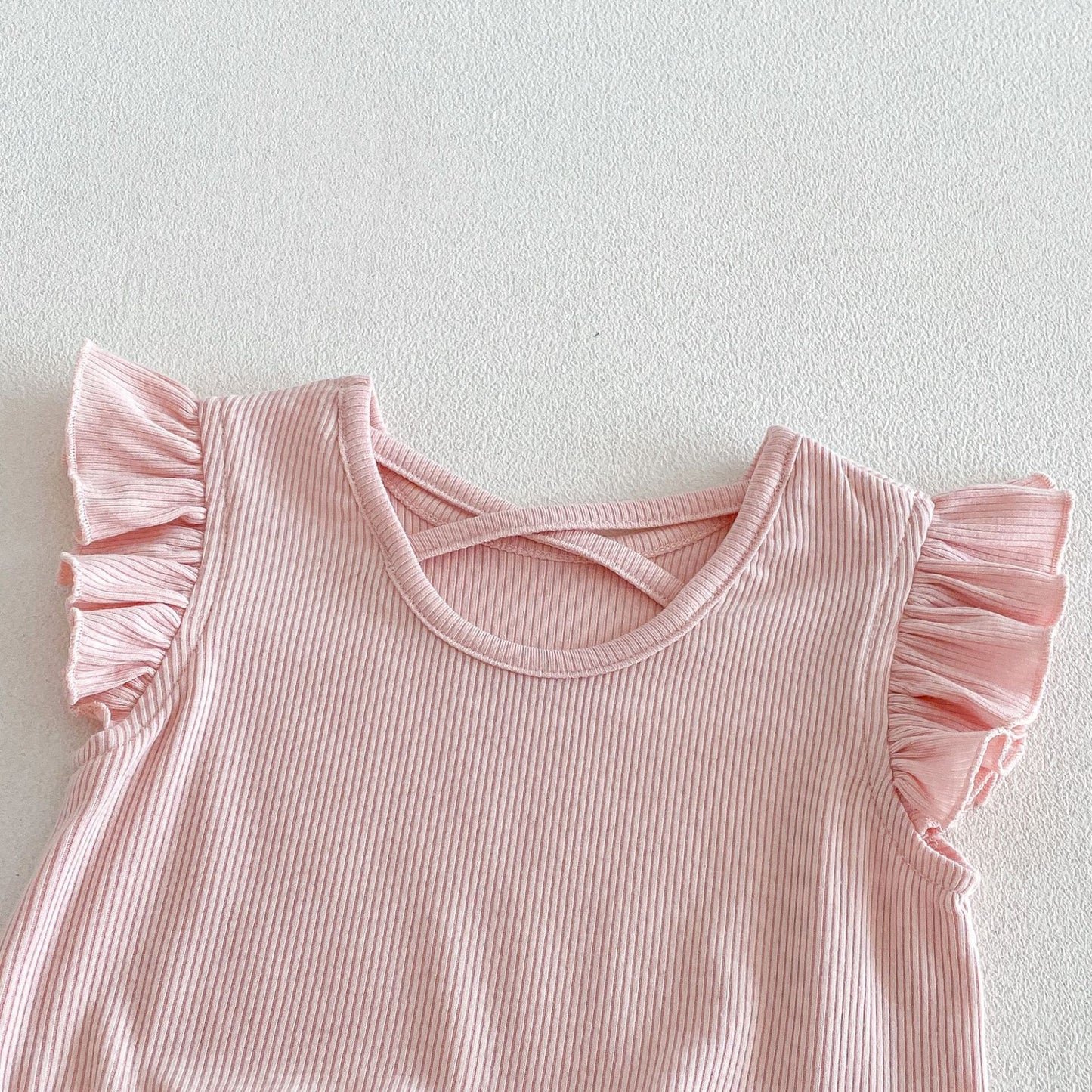 【BABY&KID】夏新作 レース切替Tシャツ&ショートパンツSK105116