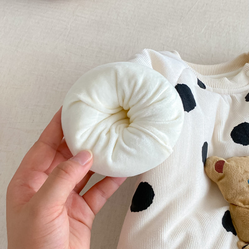 【BABY】ベアキルティングドットカバーオールSK102921