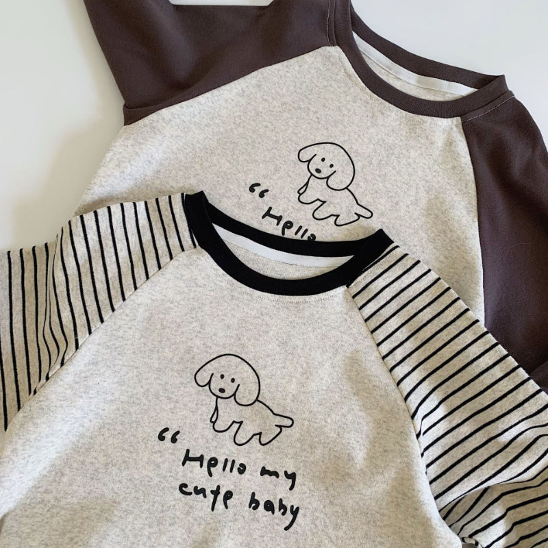 【BABY&KID】子犬柄TシャツSK100511