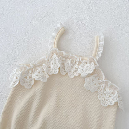 【BABY】夏新作 レースクリームロンパース、ＴシャツSK061805