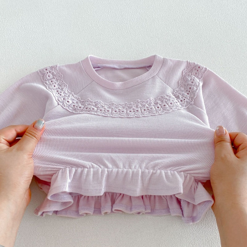 【BABY&KID】スウィートニットフリルセットアップSK106614
