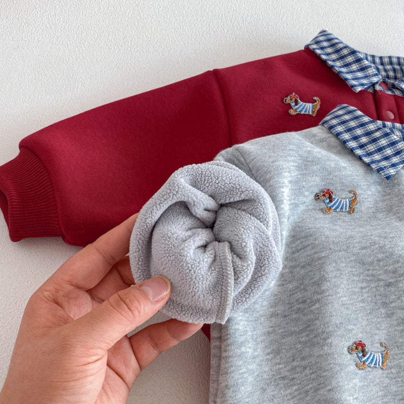 【BABY&KID】冬新作フリルカラーあったかトレーナーSK103032