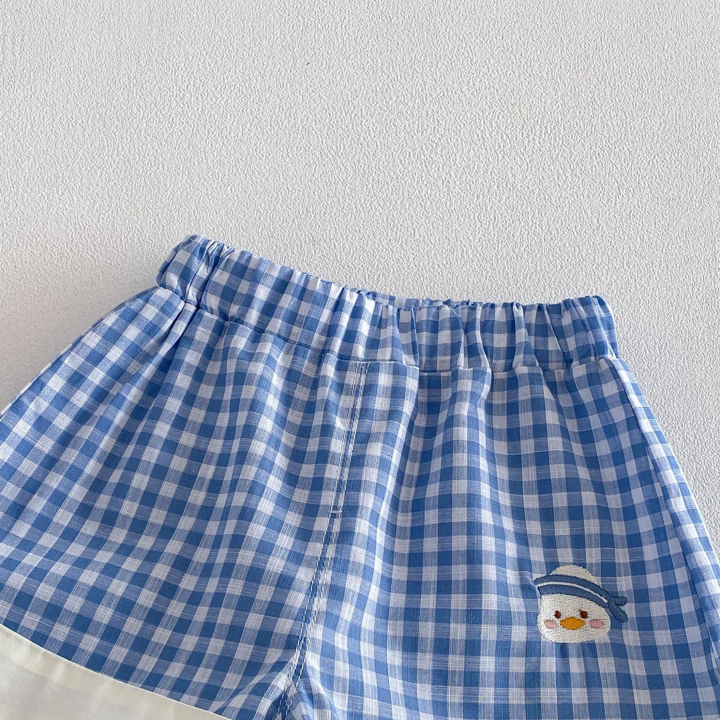【BABY&KID】夏新作 カートゥーン丸襟Tシャツ、ショートパンツSK105114