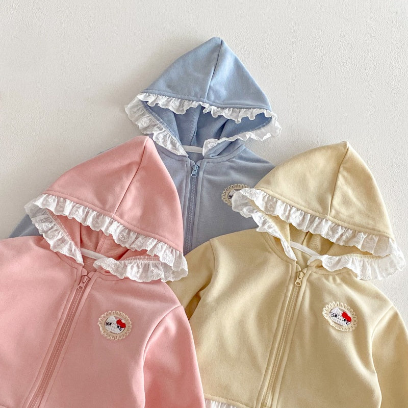 【BABY&KID】フード付きレースセットアップSK104314