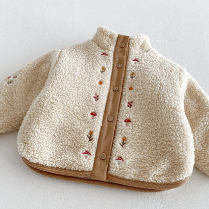 【BABY&KID】きのこ刺繍ワンピース、ロングパンツ、アウター、、トップスSK108115