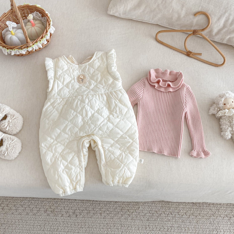 【BABY】キルティングノースリーブカバーオールSK102933