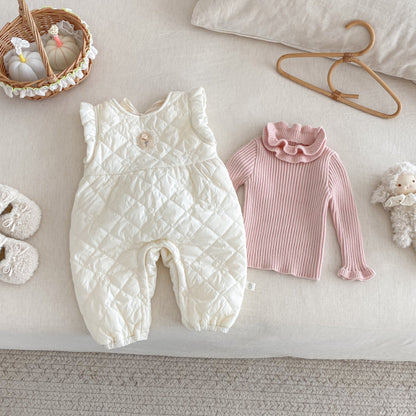 【BABY】キルティングノースリーブカバーオールSK102933