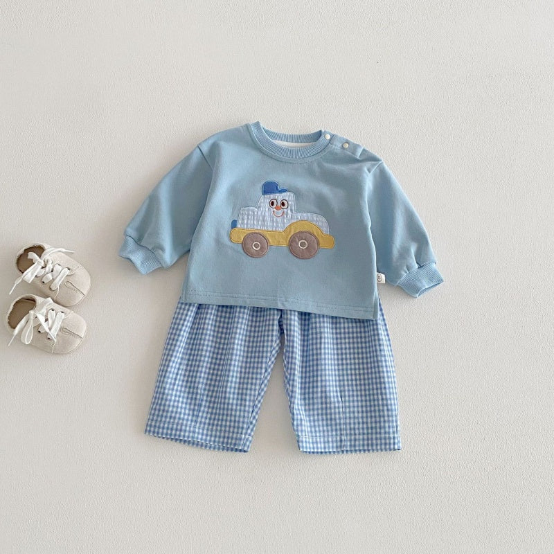 【BABY&KID】くるま柄ロンTSK104114