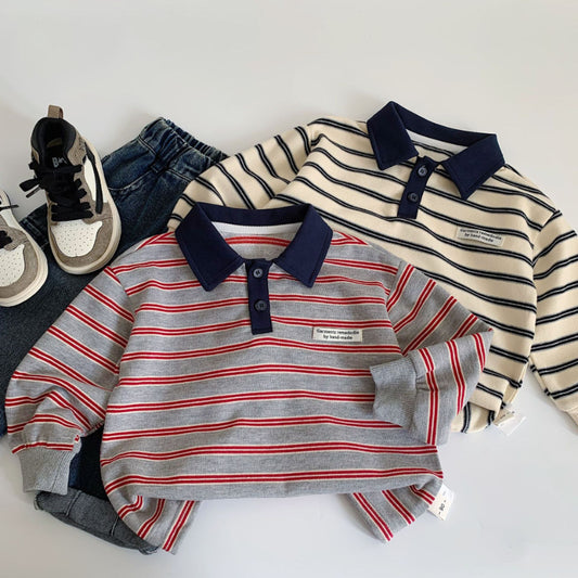 【BABY&KID】英字ロゴPOLOシャツSK100517