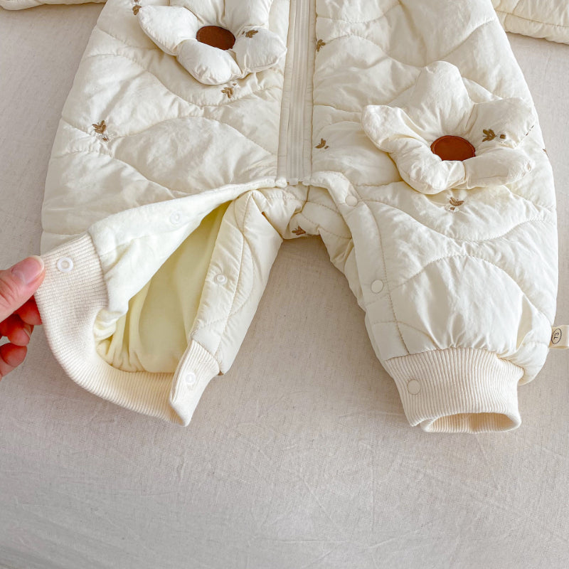 【BABY】冬新作刺繍入り中綿カバーオールSK102503