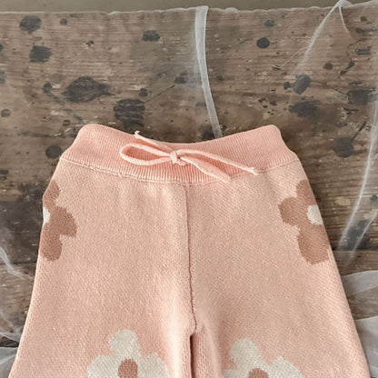 【BABY】綿花柄ニットセットアップSK100810