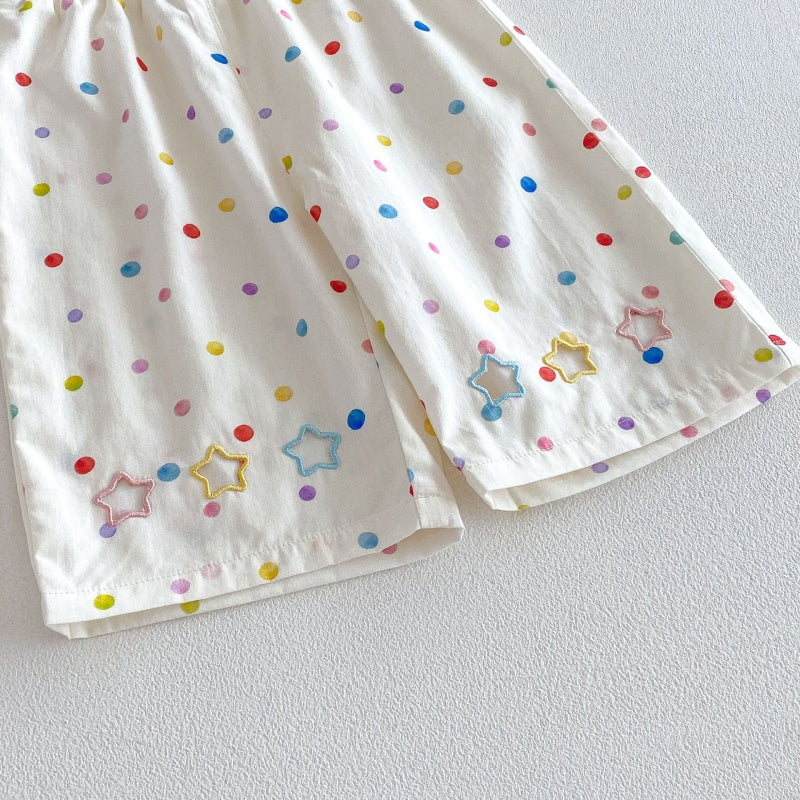 【BABY&KID】夏新作さくらんぼ、星柄セットアップSK105905