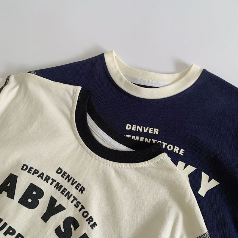 【BABY&KID】韓国風英字TシャツSK100519