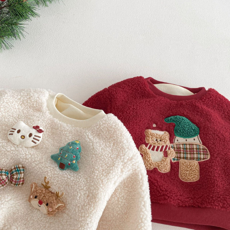 【BABY&KID】冬新作キャラ厚手トレーナーSK103033