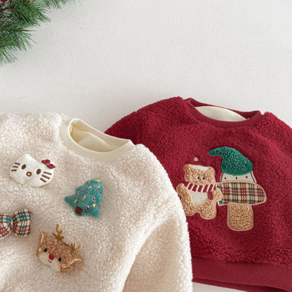 【BABY&KID】冬新作キャラ厚手トレーナーSK103033