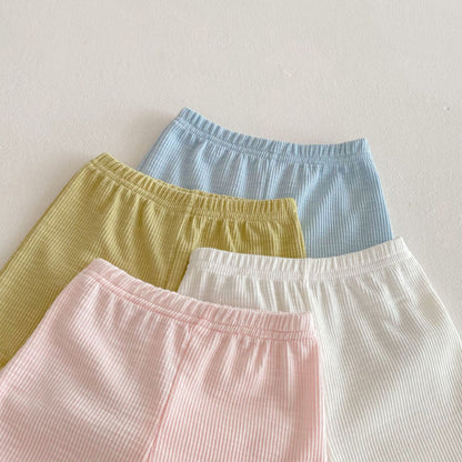 【BABY】夏新作 蝶結び刺繍無地セットアップSK092218