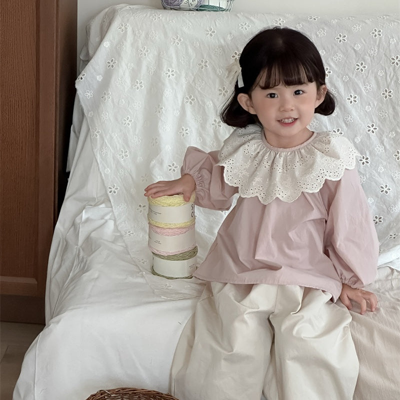 【BABY&KID】ビッグフリルカラーブラウスSK101443