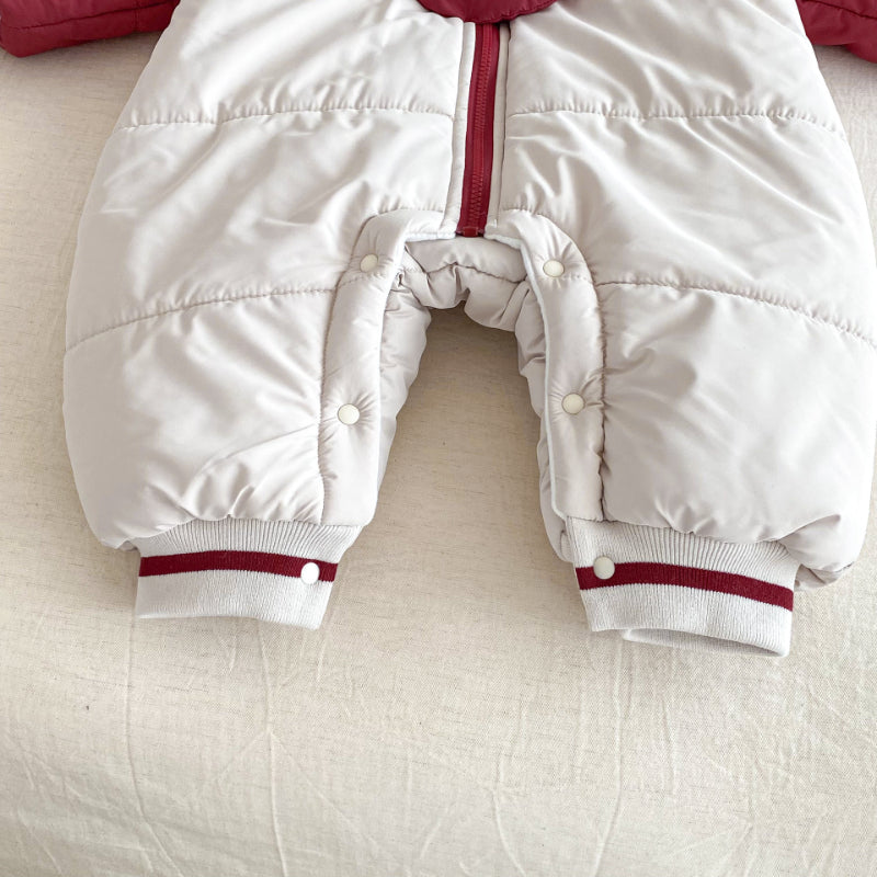 【BABY】韓国風切り替えカバーオールSK102931