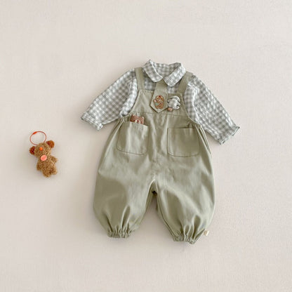 【BABY&KID】ツリー柄ロンT、襟付きシャツSK104112