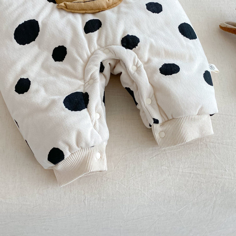 【BABY】ベアキルティングドットカバーオールSK102921