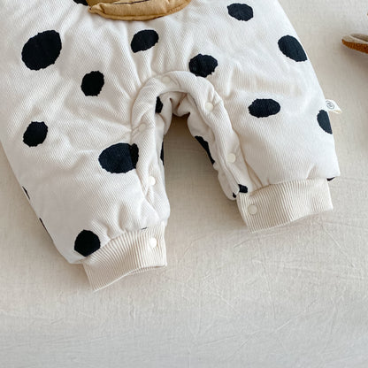 【BABY】ベアキルティングドットカバーオールSK102921