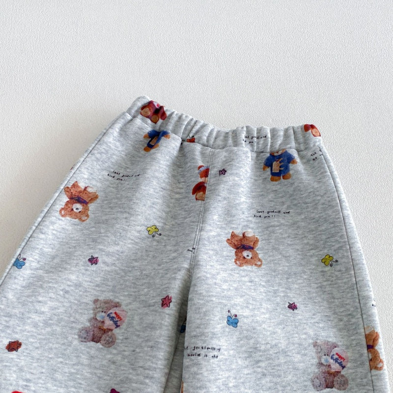 【BABY&KID】くまカートゥーンセットアップSK106610