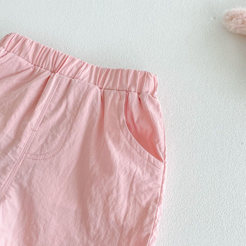 【BABY&KID】夏新作 キャミソール、無地ショートパンツSK080608