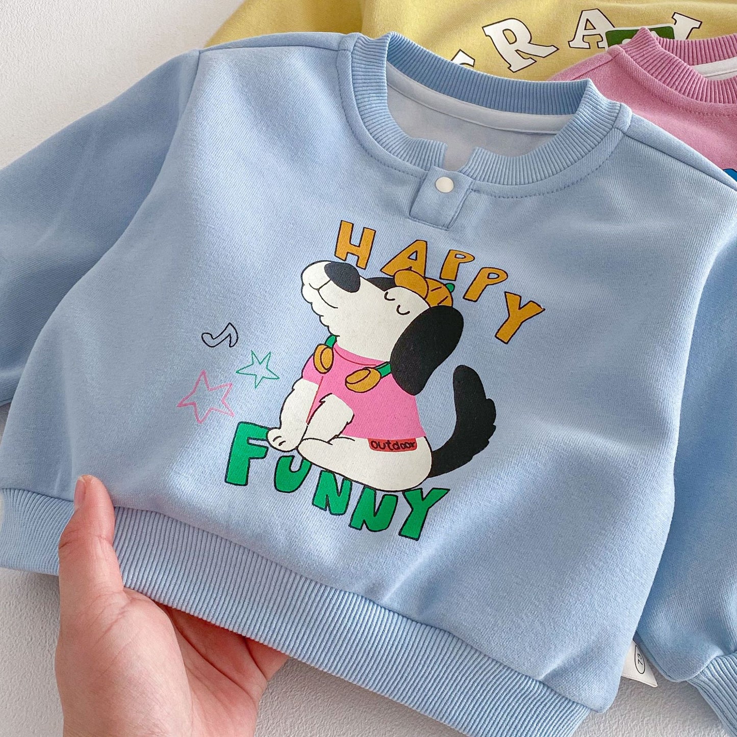 【BABY&KID】レタープリントスウェットセットアップSK103507