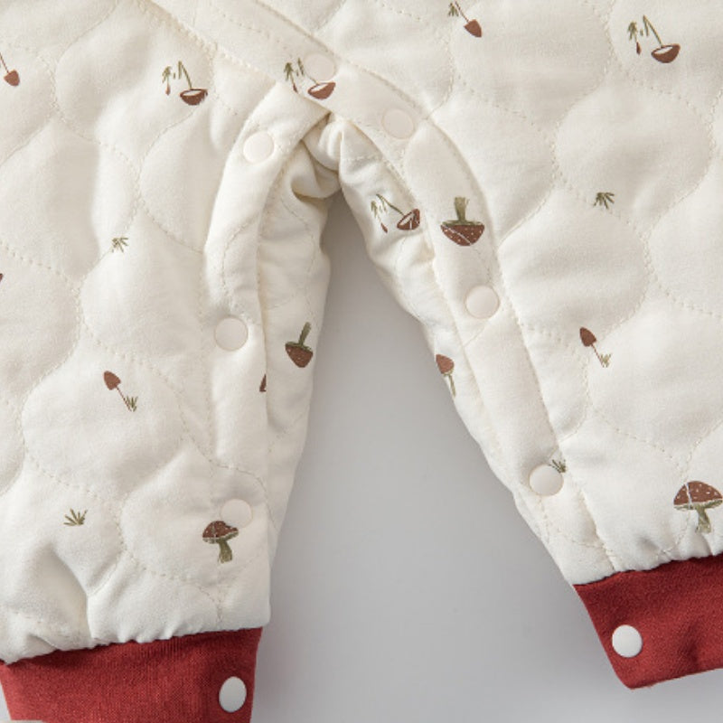 [BABY] New Winter Collection Cartoon All-Over Print Quilted Coverall SK108214