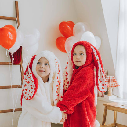 【BABY】うさぎデザインもこもこカバーオールSK102814