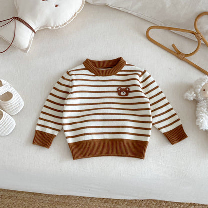 【BABY&KID】ボーダーニットセーターSK102532