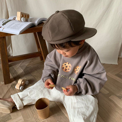 【BABY&KID】ビスケット長袖スウェットSK100744